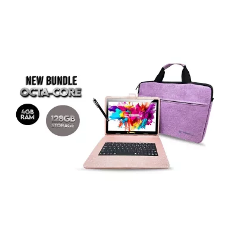 10.1 Octa Core 128Gb Tab Pink Keyboard