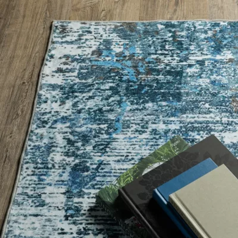 Covington Home Savannah Glacier Indoor Rectangular Area Rug