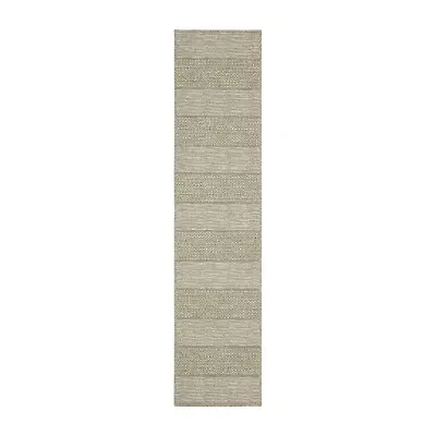 Covington Home Trinidad Stripe 22"X90" Indoor Outdoor Rectangular Runner