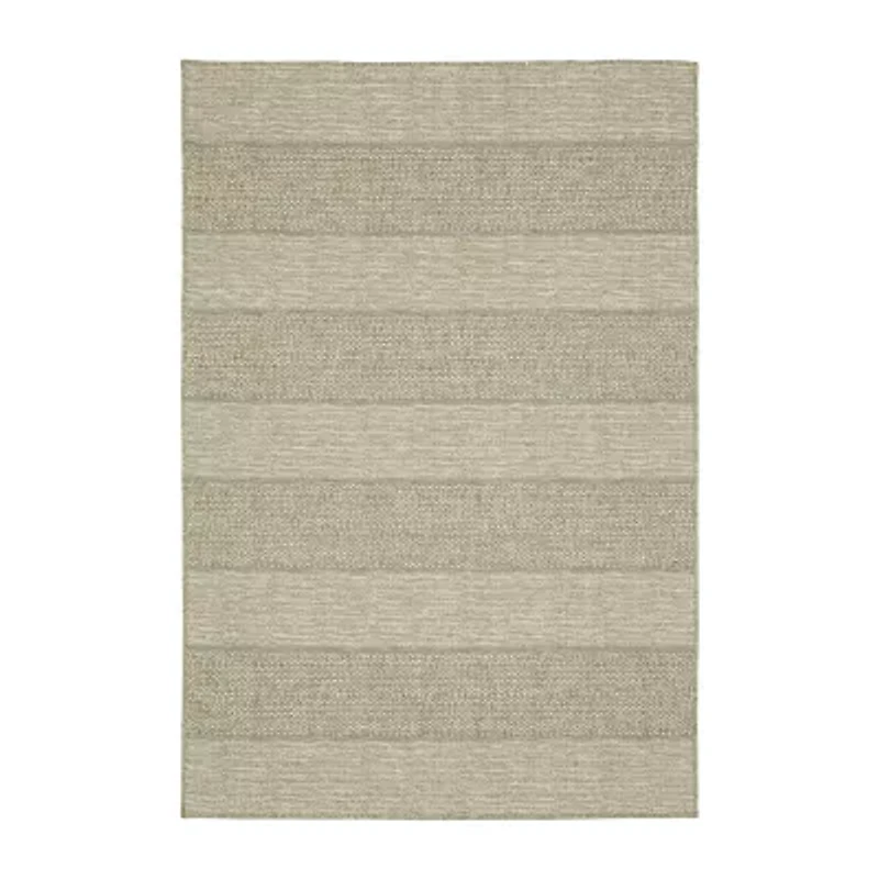 Covington Home Trinidad Stripe Indoor Outdoor Rectangular Area Rug