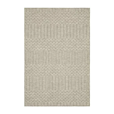 Covington Home Trinidad Woven Textures Indoor Outdoor Rectangular Area Rug