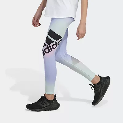 adidas Big Kid Girls Mid Rise Active Full Length Leggings