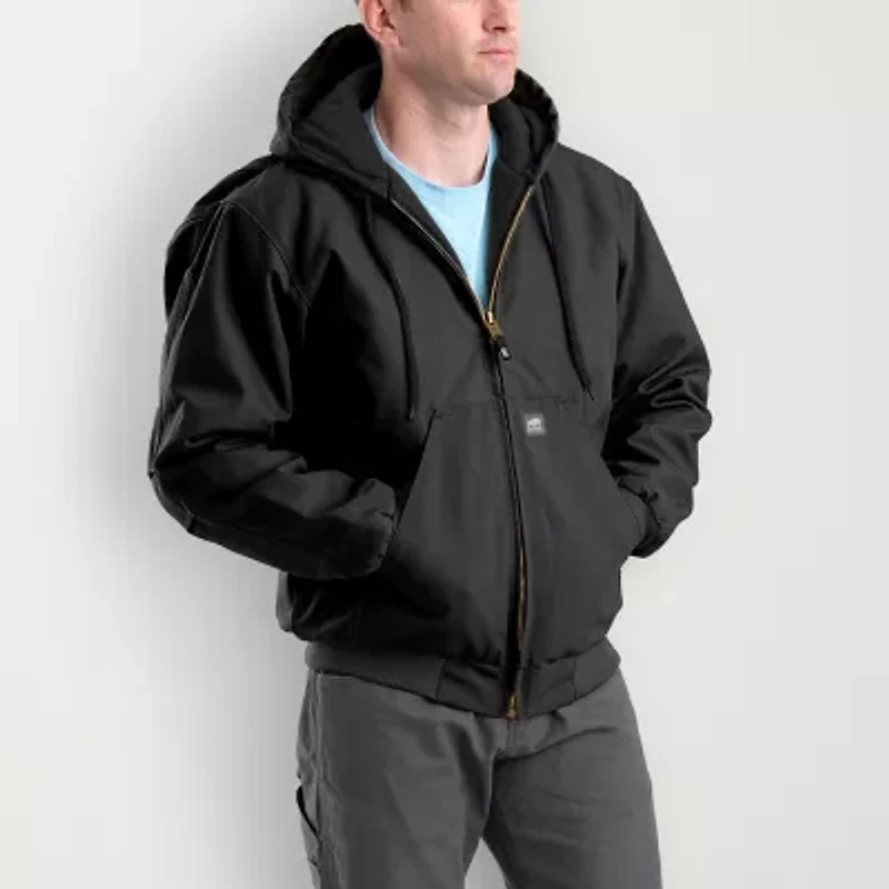 Berne Heritage Mens Hooded Heavyweight Big and Tall Work Jacket