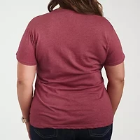 Nurse Womens Plus Crew Neck Short Sleeve T-Shirt