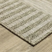 Covington Home Trinidad Geometric Stripes 36"X60" Indoor Outdoor Rectangular Accent Rug