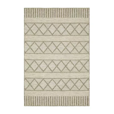 Covington Home Trinidad Geometric Stripes 36"X60" Indoor Outdoor Rectangular Accent Rug