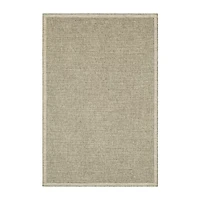 Covington Home Trinidad Textured Solid Indoor Outdoor Rectangular Area Rug