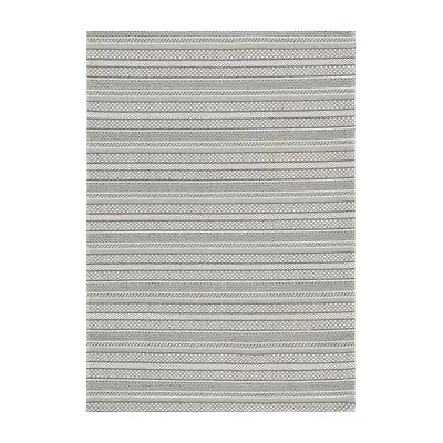 Martha Stewart Joan Stripe Water Resistant Indoor Rectangular Area Rug