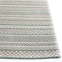 Martha Stewart Joan Stripe Water Resistant Indoor Rectangular Area Rug
