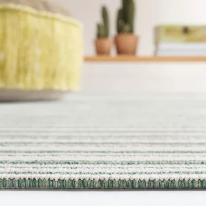 Martha Stewart Juno Stripe Water Resistant Indoor Rectangular Area Rug