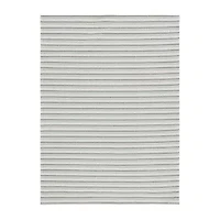 Martha Stewart Juno Stripe Water Resistant Indoor Rectangular Area Rug