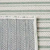 Martha Stewart Juno Stripe Water Resistant Indoor Rectangular Area Rug