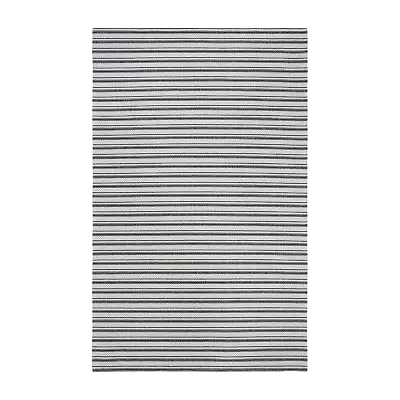 Martha Stewart Juno Stripe Water Resistant Indoor Rectangular Area Rug