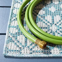 Martha Stewart Kalden Floral Water Resistant Indoor Rectangular Area Rug