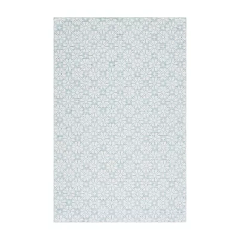 Martha Stewart Kalden Floral Water Resistant Indoor Rectangular Area Rug