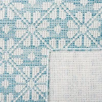 Martha Stewart Kalden Floral Water Resistant Indoor Rectangular Area Rug