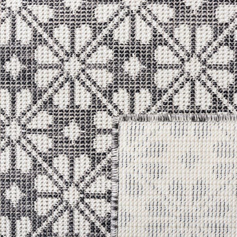 Martha Stewart Kalden Floral Water Resistant Indoor Rectangular Area Rug