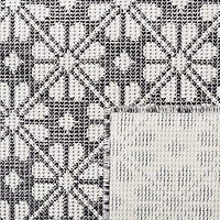 Martha Stewart Kalden Floral Water Resistant Indoor Rectangular Area Rug