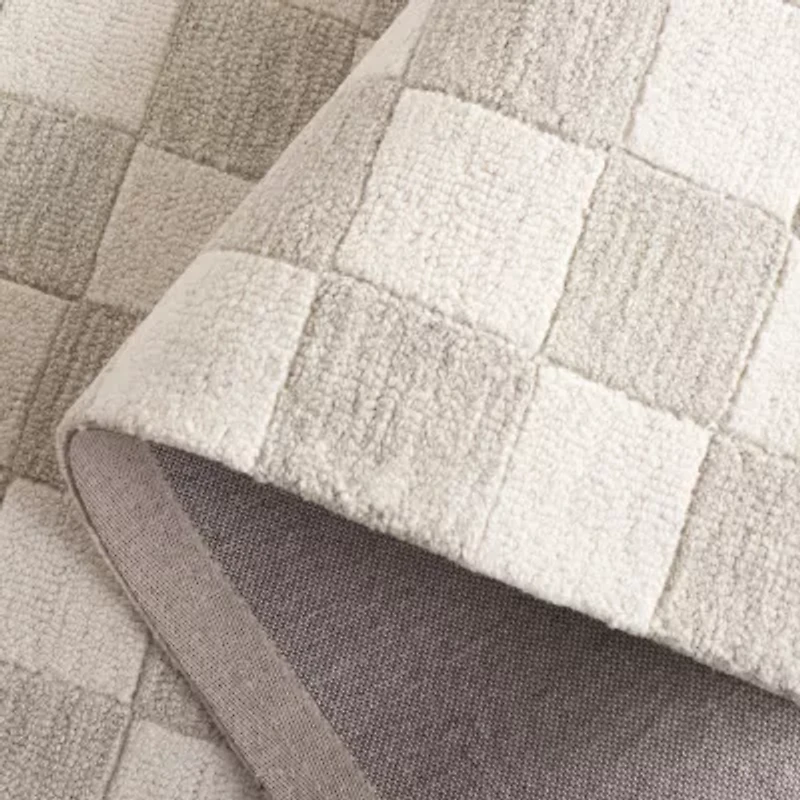 Martha Stewart Amrita Geometric Hand Tufted Indoor Rectangle Area Rug