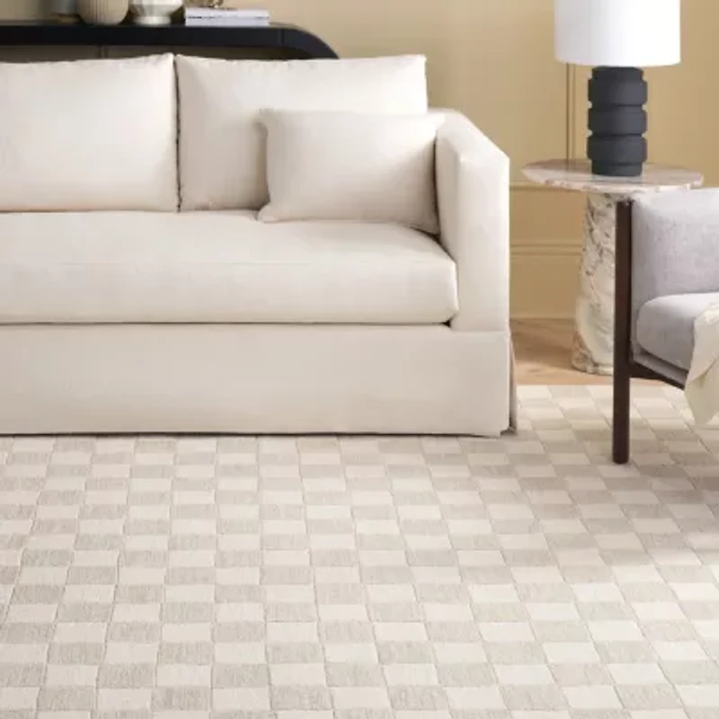 Martha Stewart Amrita Geometric Hand Tufted Indoor Rectangle Area Rug