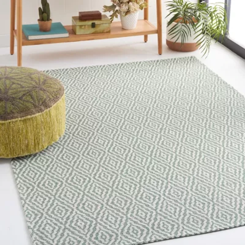 Martha Stewart Gemma Geometric 5' X 7' Indoor Rectangle Area Rug