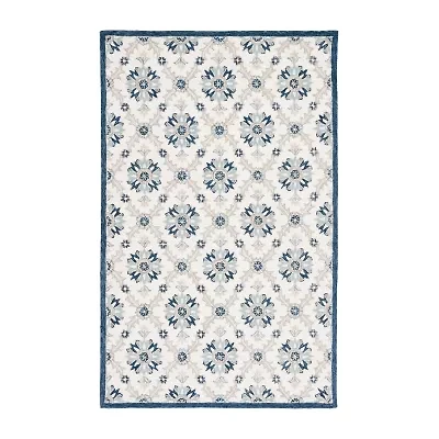 Martha Stewart Ivy Floral Hand Tufted Indoor Rectangle Area Rug