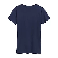 Teacher Womens Crew Neck Short Sleeve Plus T-Shirt