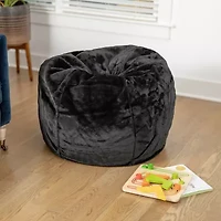 Dillion Bean Bag Furry Chair