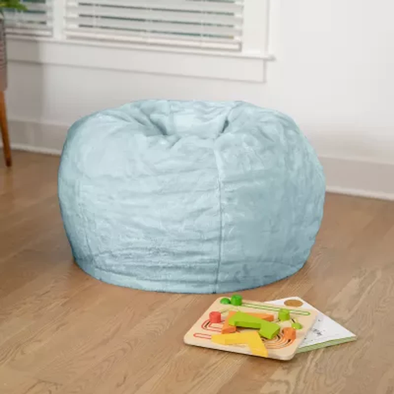 Dillion Bean Bag Furry Chair