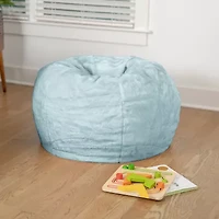 Dillion Bean Bag Furry Chair