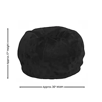 Dillion Bean Bag Furry Chair