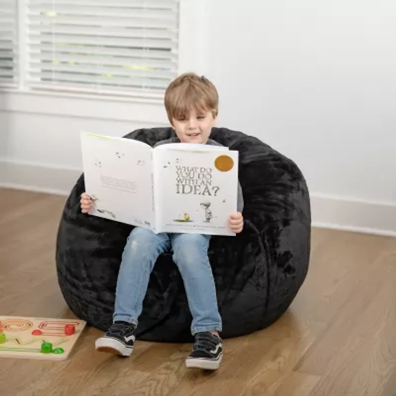 Dillion Bean Bag Furry Chair