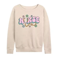 Nurse Womens Long Sleeve Regular Fit Graphic T-Shirt