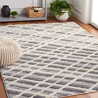 Martha Stewart Mara Geometric Indoor Rectangular Area Rug
