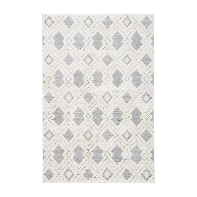 Martha Stewart Mia Geometric 4'X6' Indoor Rectangular Area Rug