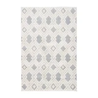 Martha Stewart Mia Geometric 4'X6' Indoor Rectangular Area Rug