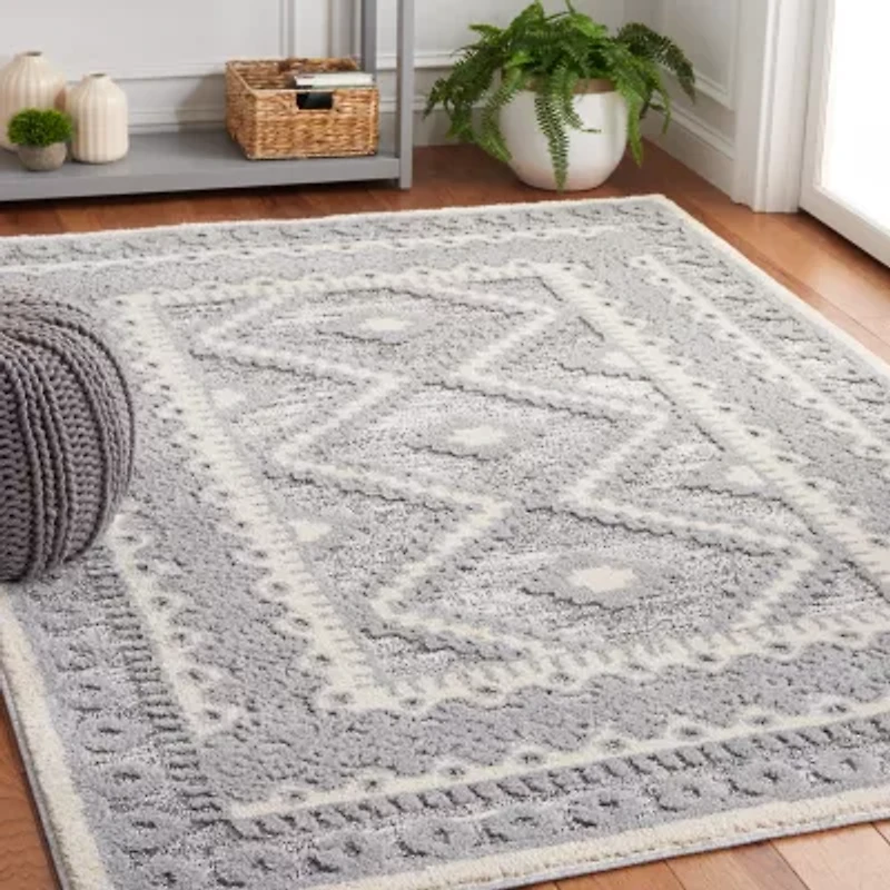 Martha Stewart Tess Bordered Indoor Rectangular Area Rug