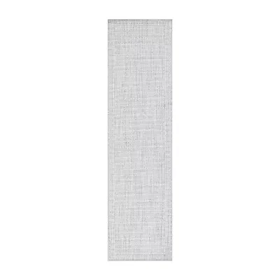 Martha Stewart Britt Stripe 26" X 96" Indoor Rectangular Runner"