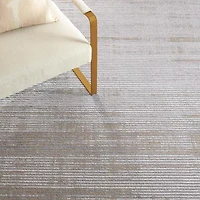Martha Stewart Mila Stripe 6'7" X 6'7" Indoor Square Area Rug