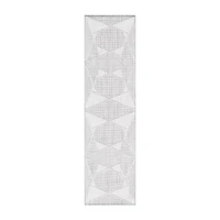 Martha Stewart Tony Geometric 26" X 96" Indoor Rectangular Runner"