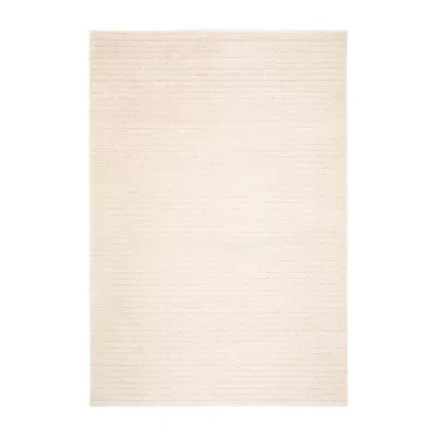 Martha Stewart Vaness Stripe Washable 4' X 6' Indoor Rectangular Area Rug