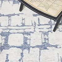 Martha Stewart Lana Abstract Hand Tufted Indoor Rectangle Area Rug