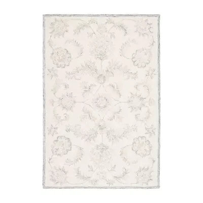 Martha Stewart Leia Floral Hand Tufted Indoor Rectangle Area Rug