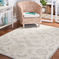 Martha Stewart Leia Floral Hand Tufted Indoor Rectangle Area Rug