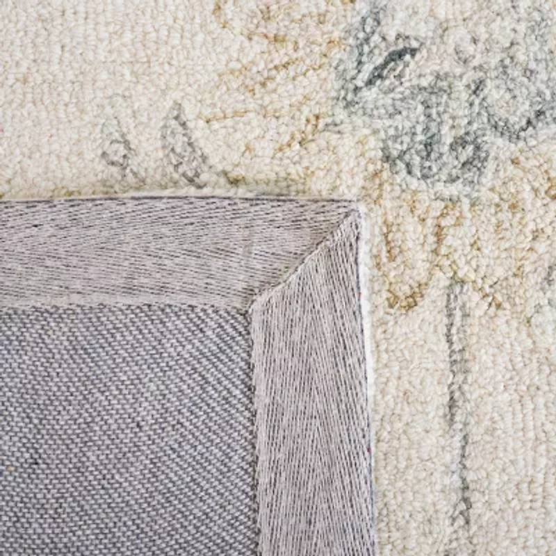 Martha Stewart Leia Floral Hand Tufted Indoor Rectangle Area Rug