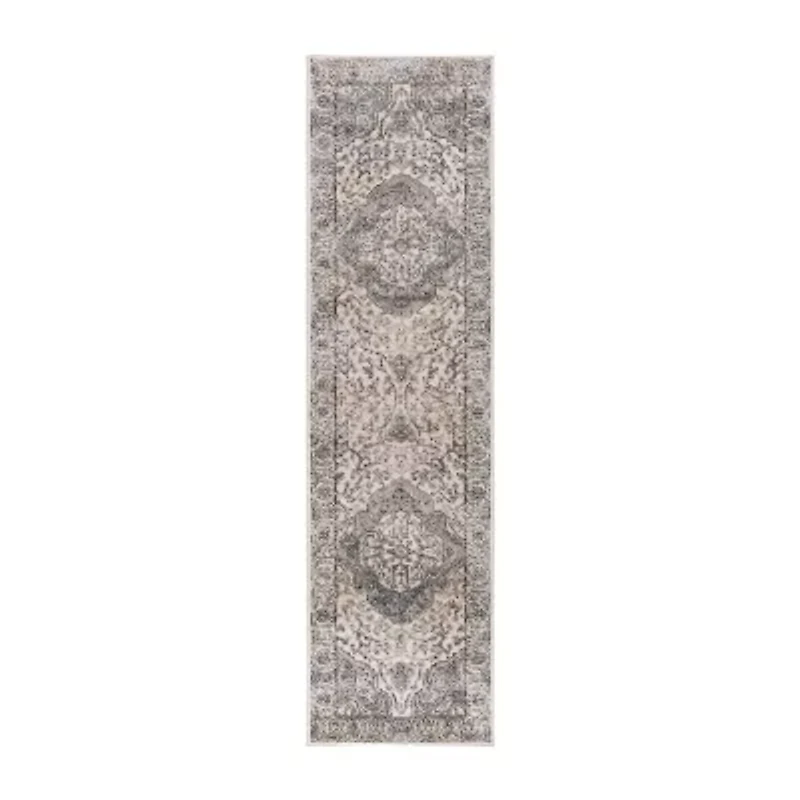Martha Stewart Leon Medallion 26" X 72" Indoor Rectangle Runner