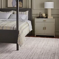 Martha Stewart Tanya Stripe Loomed Indoor Rectangle Area Rug