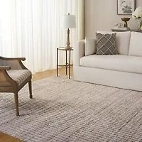 Martha Stewart Tanya Stripe Loomed Indoor Rectangle Area Rug