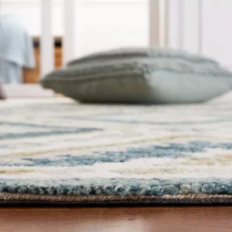 Martha Stewart Zuri Floral Hand Tufted Indoor Rectangle Area Rug