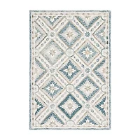 Martha Stewart Zuri Floral Hand Tufted Indoor Rectangle Area Rug